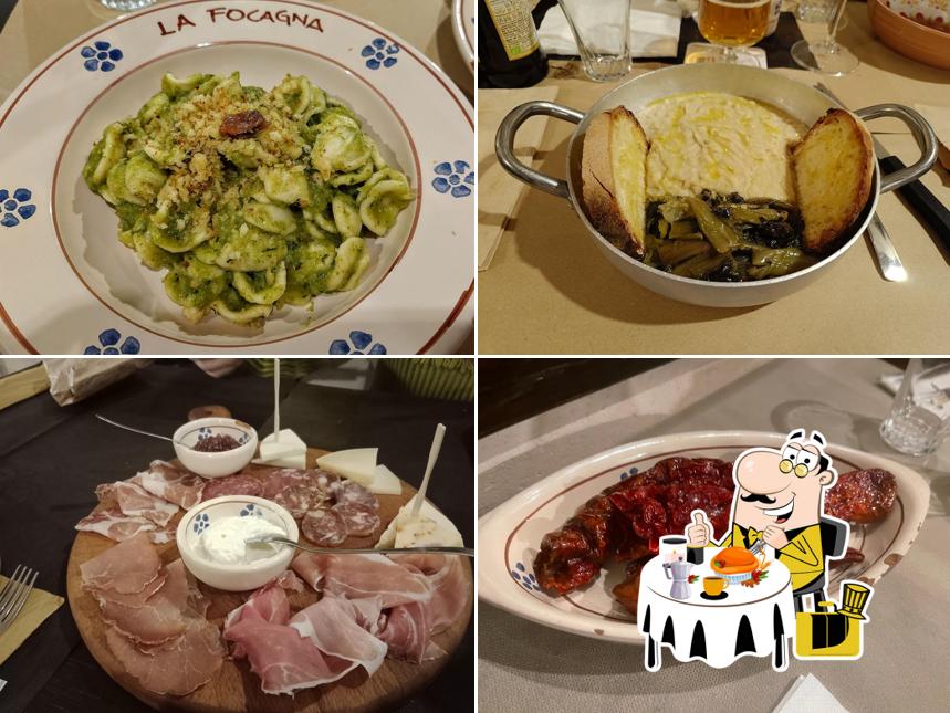 Platti al Taverna La Focagna