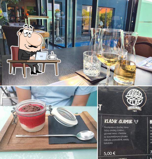 Gli interni di Burger plac