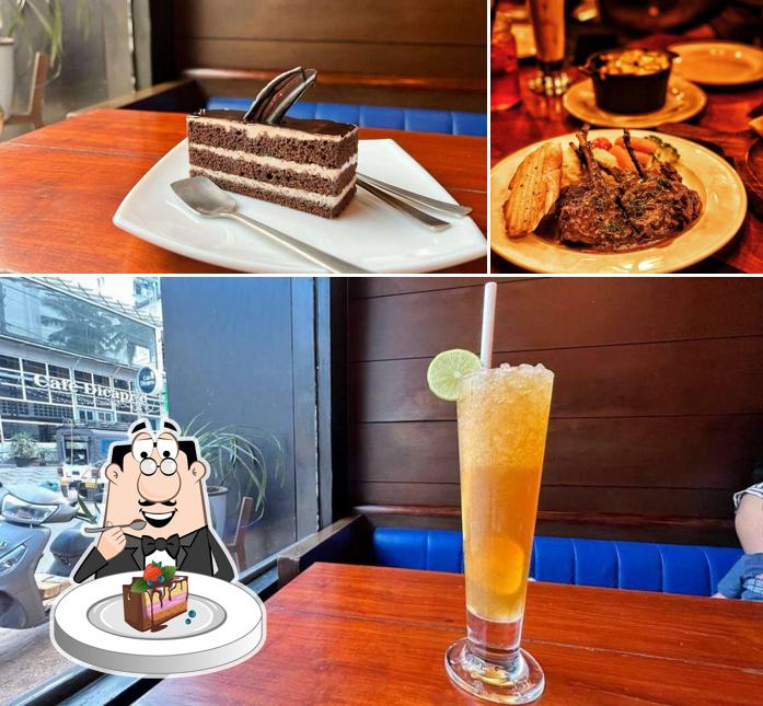 Chocolate cake at Downtown