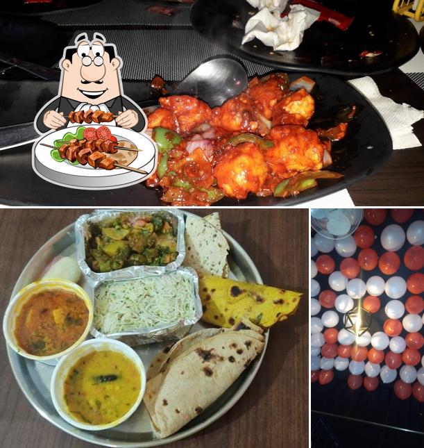 Food at Jail Flames Restaurant and Lounge
