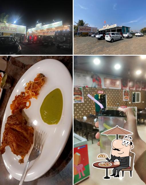 Hotel Aamantran , Bankarphata , special chicken raan