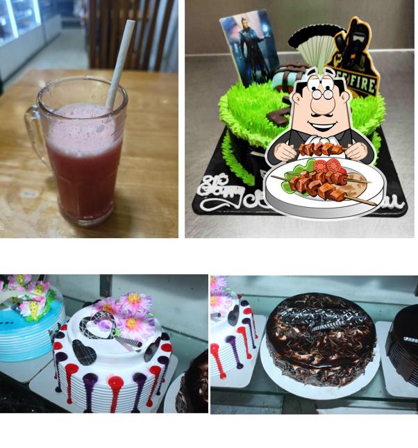 Chocolate mousse at Maliackal Super Bakers