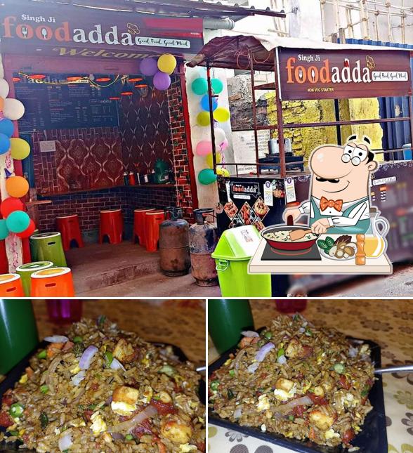 Fried rice at Singh Ji Food Adda