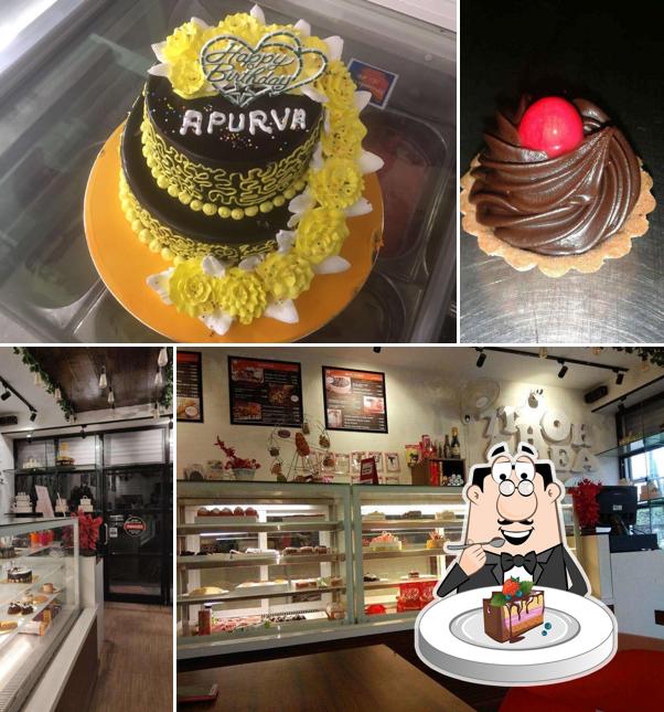 Chocolate cake at 7th Heaven