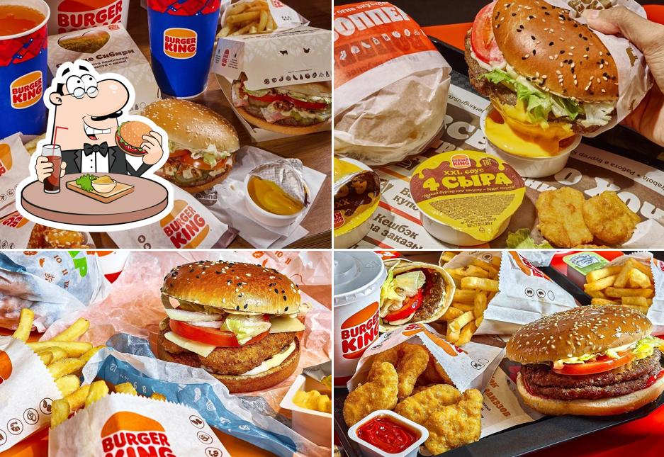 Order a burger at Burger King