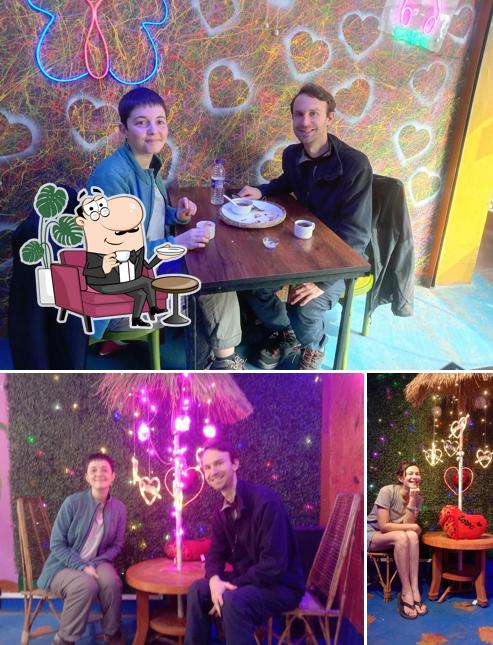 The photo of interior and food at BLUE MOON FOOD HUT RESTAURANT BEST IN MILAN NAGAR DIBRUGARH