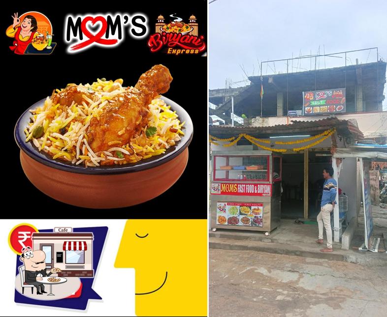 The exterior of MOM's Biryani & Fast Food