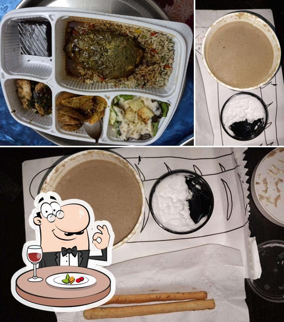 Food at Smoke House Deli