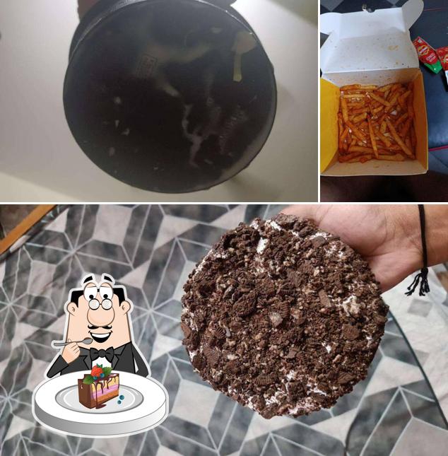 Chocolate cake at Temptations