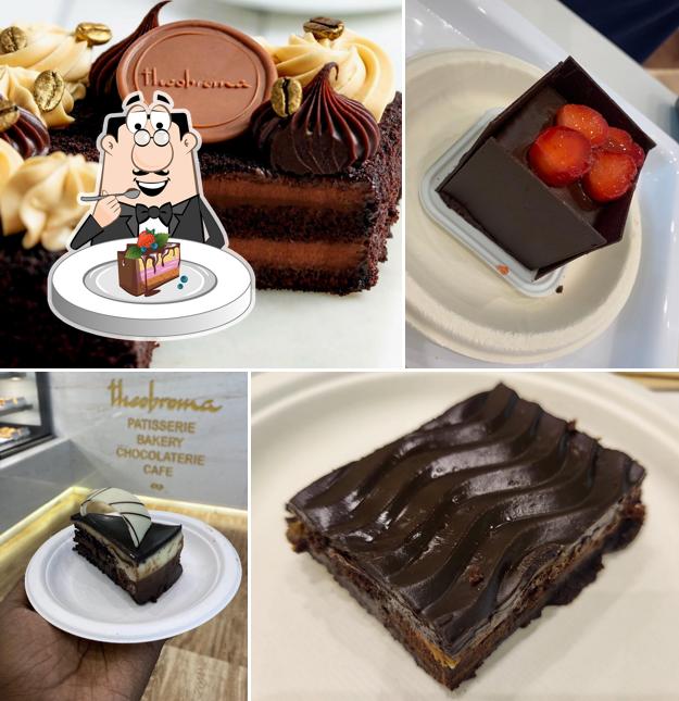 Chocolate cake at Theobroma