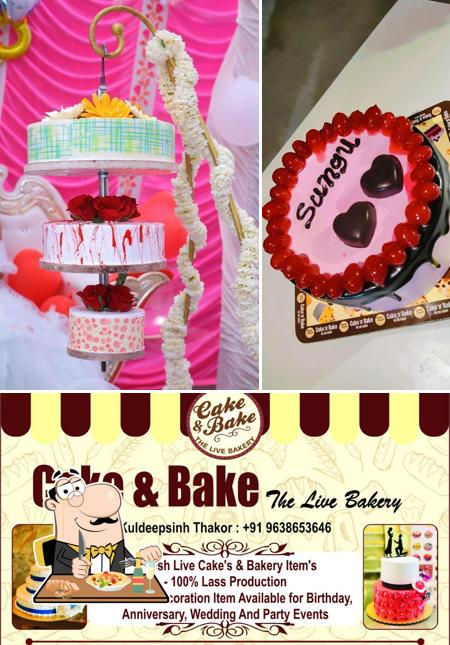 Meals at Cake & Bake The live Bakery