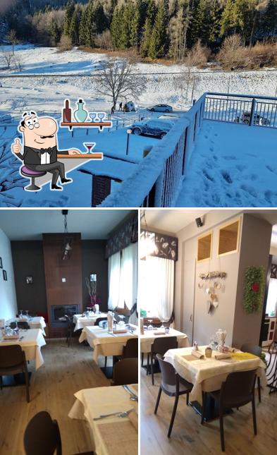 La interni e esterno del ristorante