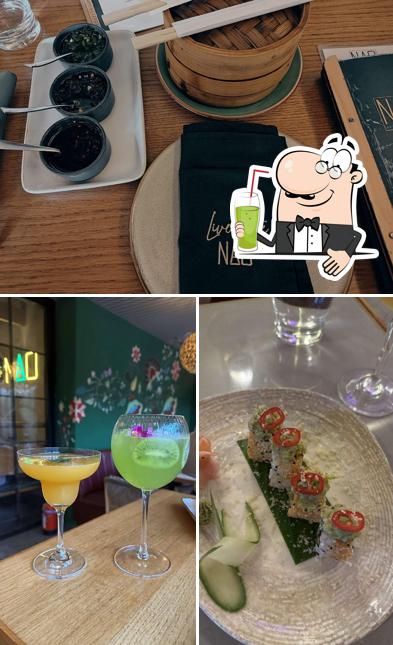 Enjoy a beverage at NAO-Next Asian Outing