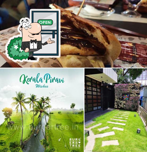 Take a look at the photo displaying exterior and food at Burger Tree Take a look at the photo displaying exterior and food at Burger Tree