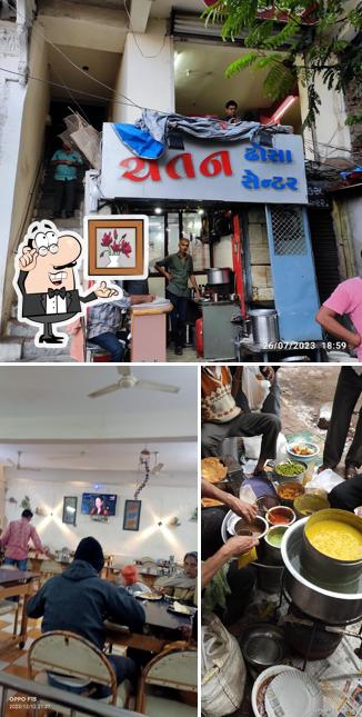 The interior of Chetan Dosa Center