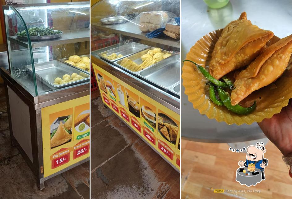 Meals at City samosa (Ellis bridge)