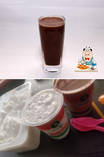 Enjoy a drink at New Janta Dairy