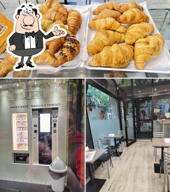 La immagine di interni e cibo da QQ café & tabaccheria