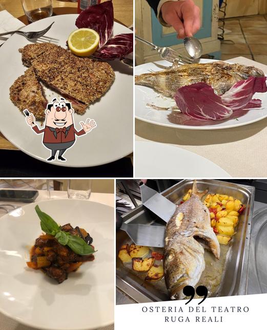 Platti al Ristorante Ruga Reali, Osteria del Teatro