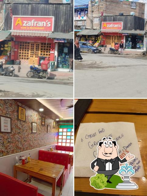 The exterior of Azafran's Cafe & Restaurant