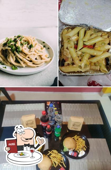 The restaurant's food and beer