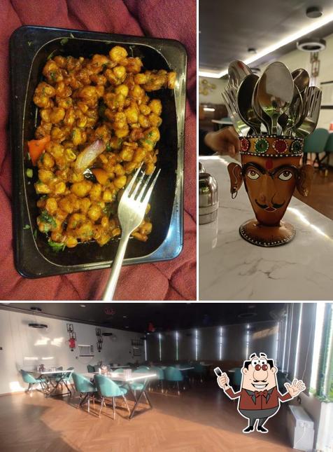The restaurant's food and interior