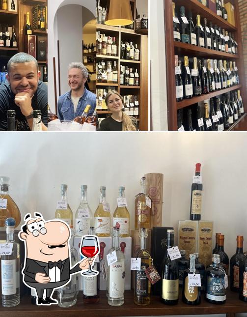È gradevole bersi un bicchiere di vino a Enoteca Balduina