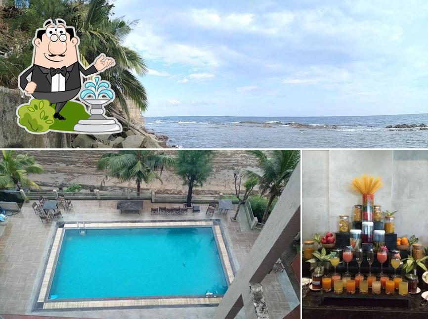 The image of exterior and beverage at Alto Espirito - Sinclairs
