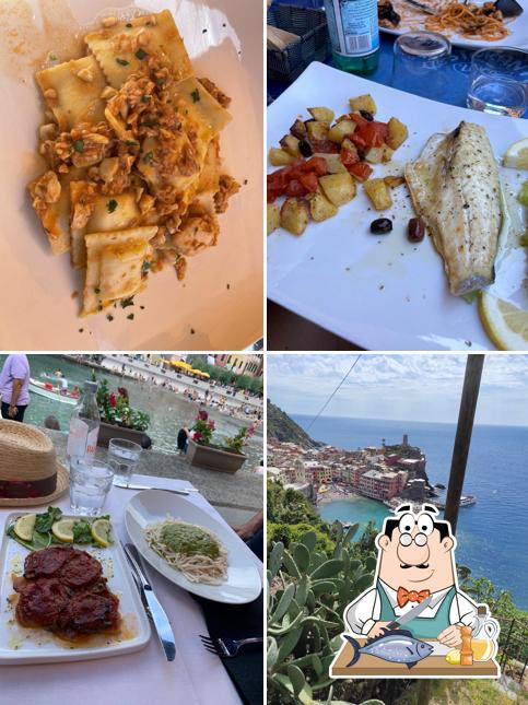 Salmone grigliato al Ristorante Luca Vernazza