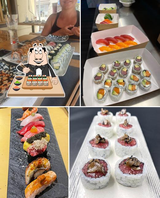 Prenditi le varie opzioni di sushi