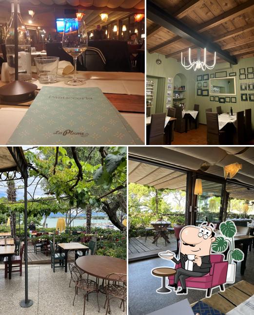 Gli interni di La Plume