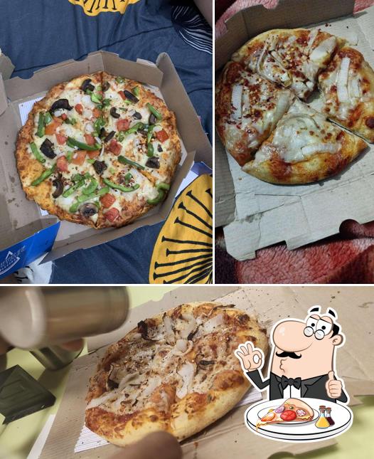 At Domino's Pizza M.G. Mall, Sonipat, you can taste pizza