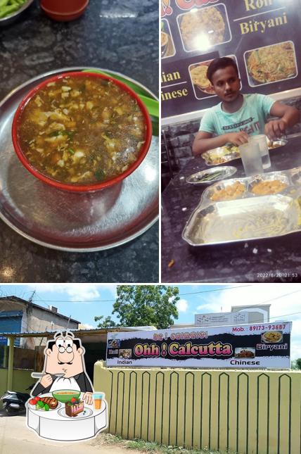 Hot and sour soup at Ohh!Calcutta