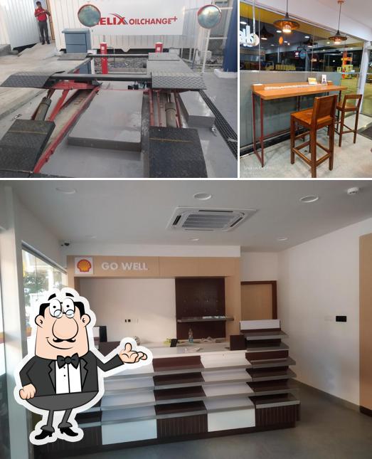 Check out how Shell Gokul Road looks inside