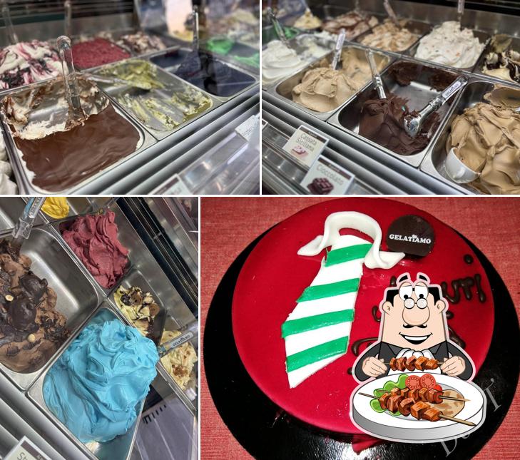 Platti al Gelateria Gelatiamo