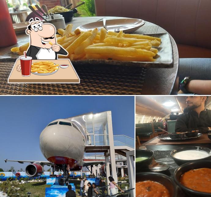 French fries at Hawa Hawai Aeroplane Restaurant