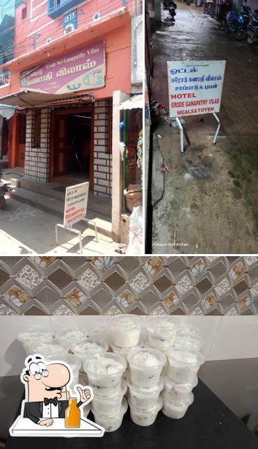 Enjoy a drink at Erode Ganapathi Vilas