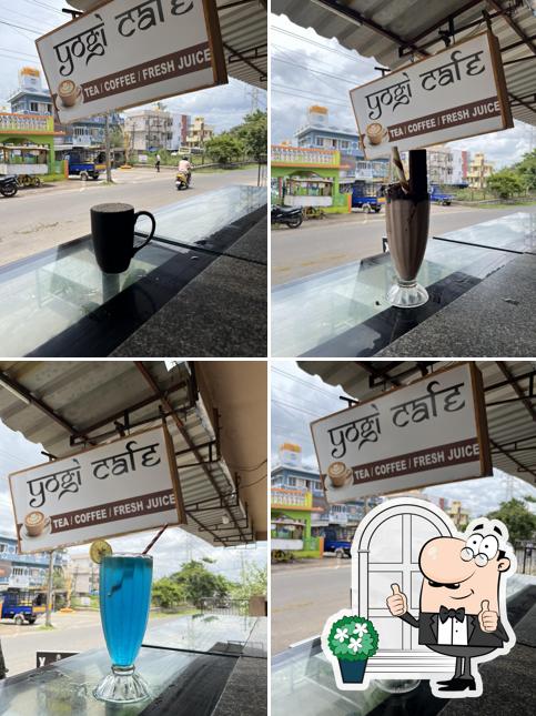 The exterior of YOGI CAFE
