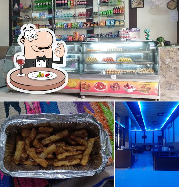 This is the picture showing food and interior at Vijeta Restaurant