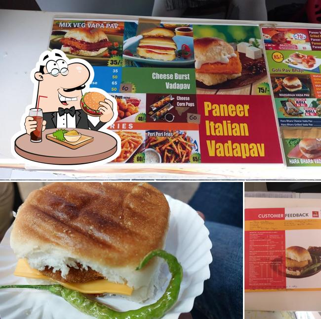 Get a burger at GOLI VADA PAV NO .1 KHAMLA NAGPUR