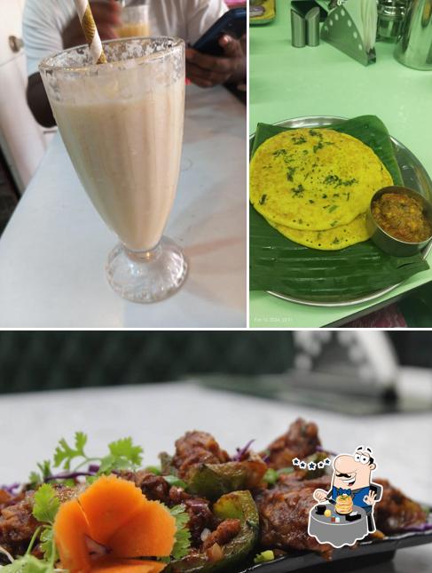 Meals at Madhura bhavan