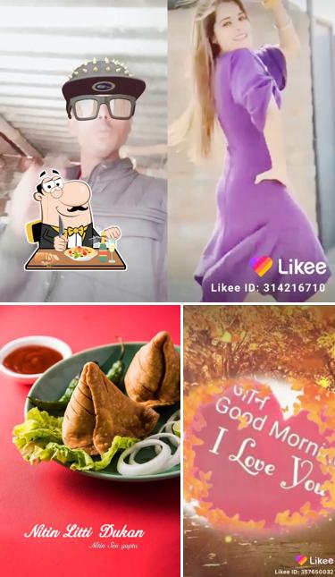 Food at Nitin Litti Dukan