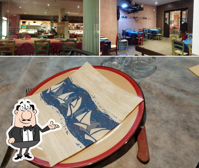 Gli interni di Taca Banda