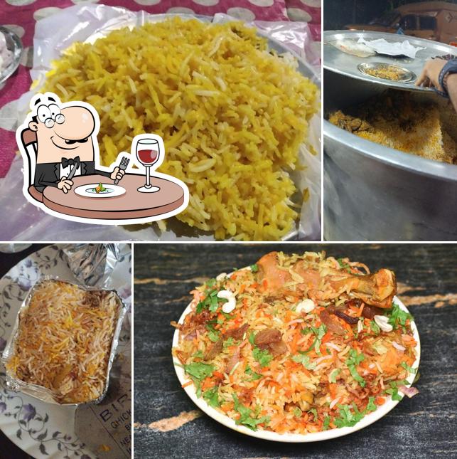 Food at Firoz Biryani