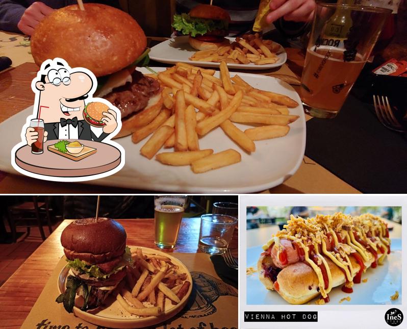 Ines Stube serve un'ampia varietà di opzioni per gli amanti dell'hamburger