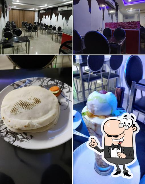 The photo of interior and food at Diya Bakery & A/C Coolbar