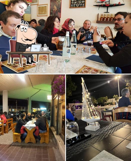 Gli interni di L'Osteria - Cucèna a La Bsarèsa