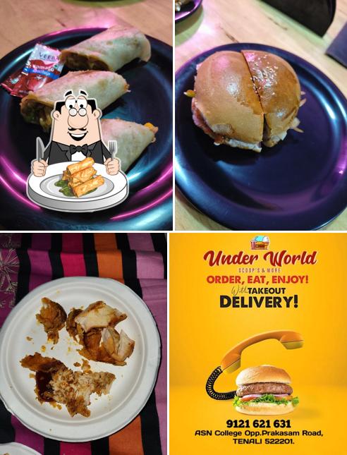 Spring rolls at Under world scoops & more