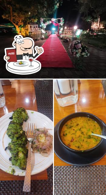 The picture of food and exterior at COM Bar