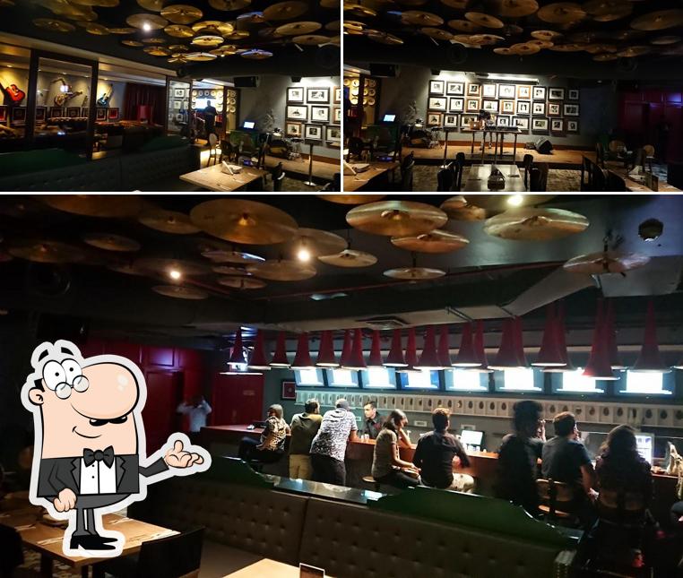 The interior of The Music Cafe
